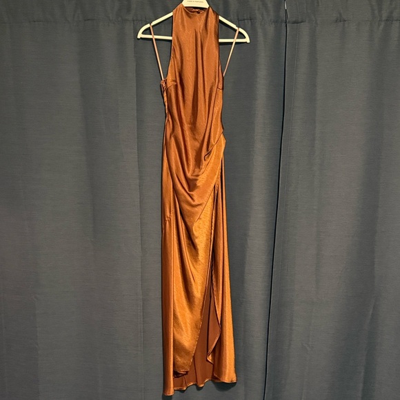 Hello Molly Terracotta Keyhole Back Dress - Picture 2 of 7